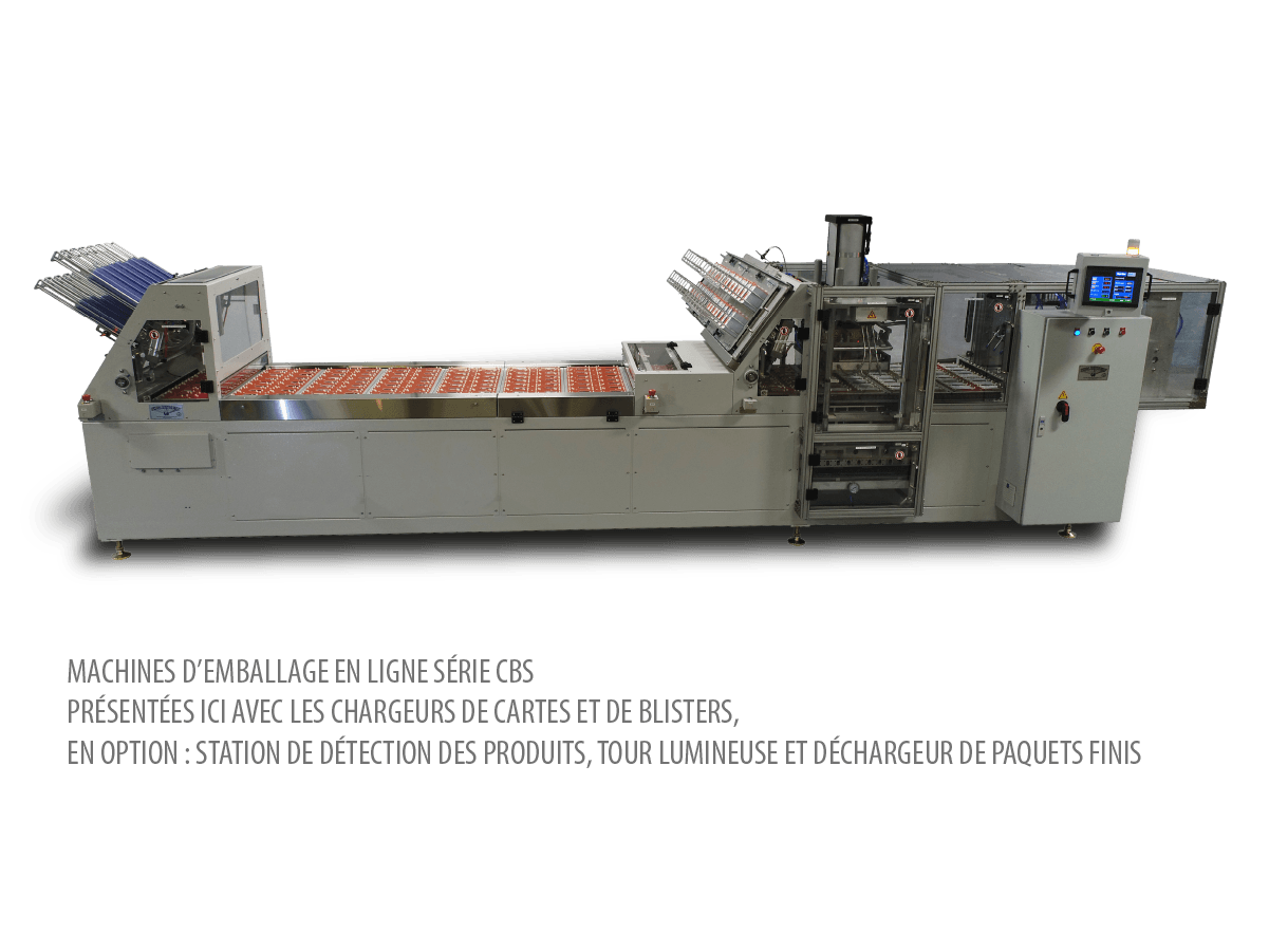 Fully Automatic Inline Blister Packaging Machines Séries CBS