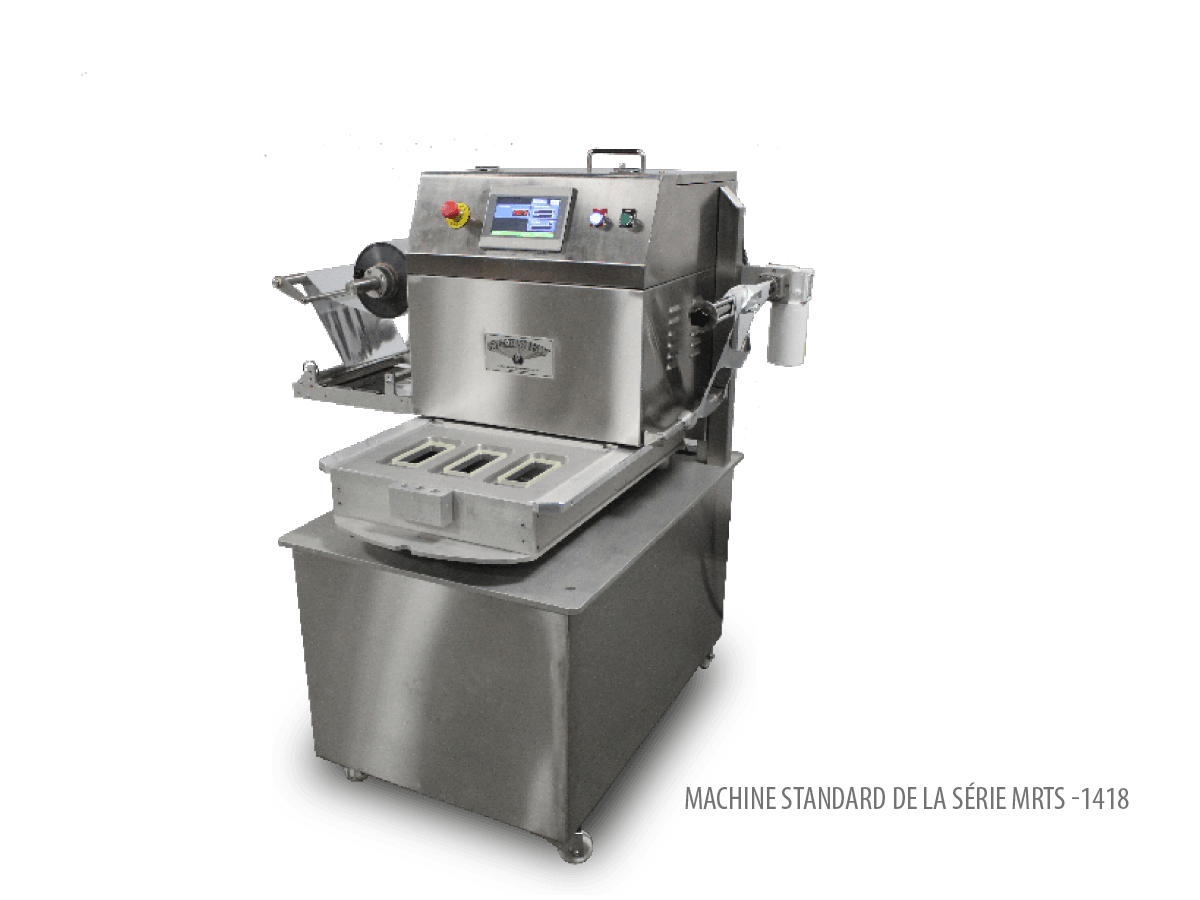 machine d’emballage alimentaire MRTS film sur barquette