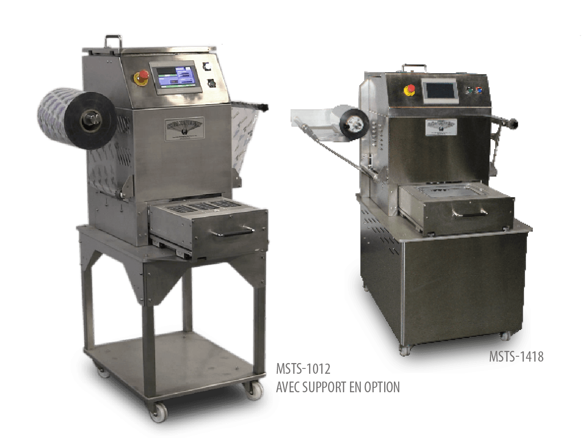 machine d’emballage alimentaire manuelle à navette MSTS - film sur barquette
